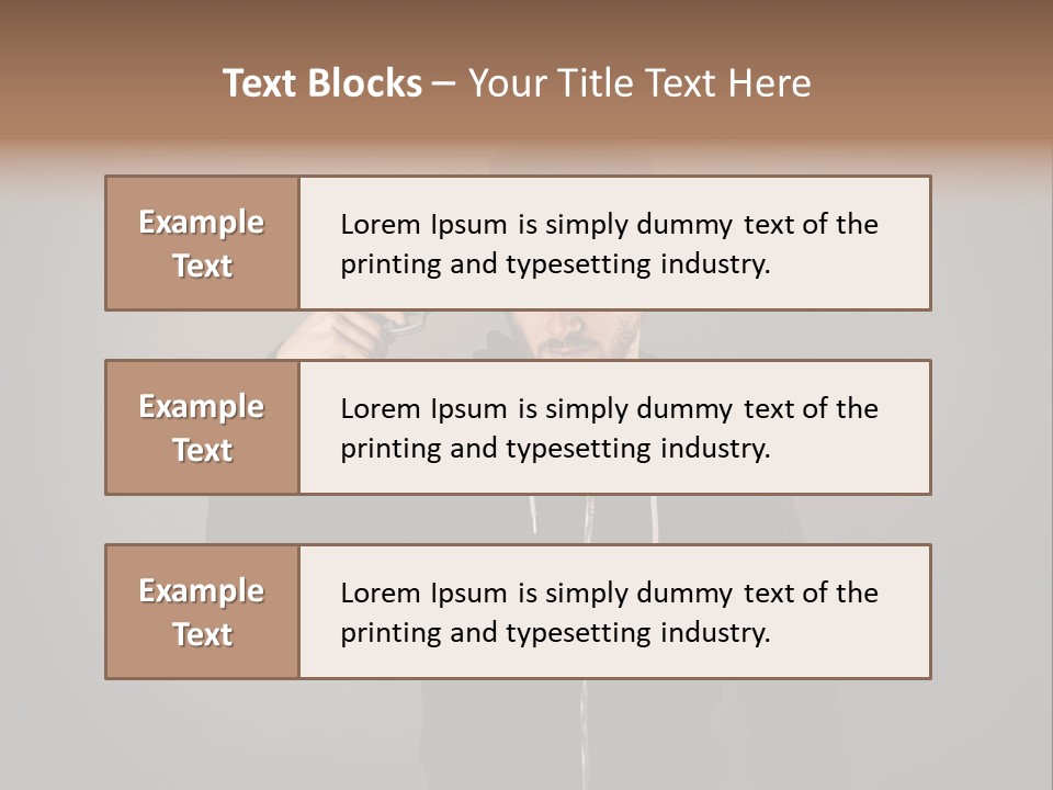 Attack Fire Guy PowerPoint Template