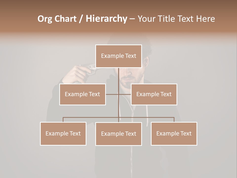 Attack Fire Guy PowerPoint Template