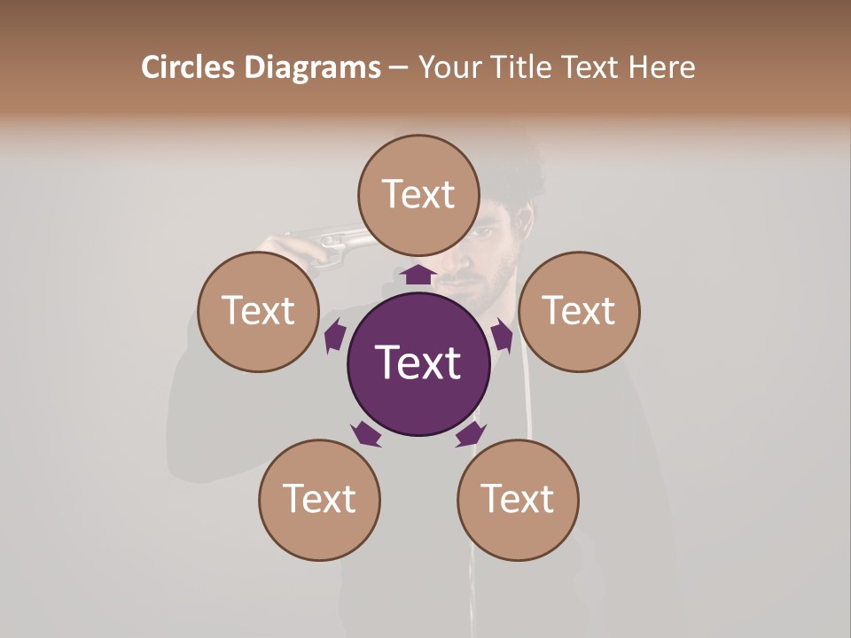 Attack Fire Guy PowerPoint Template