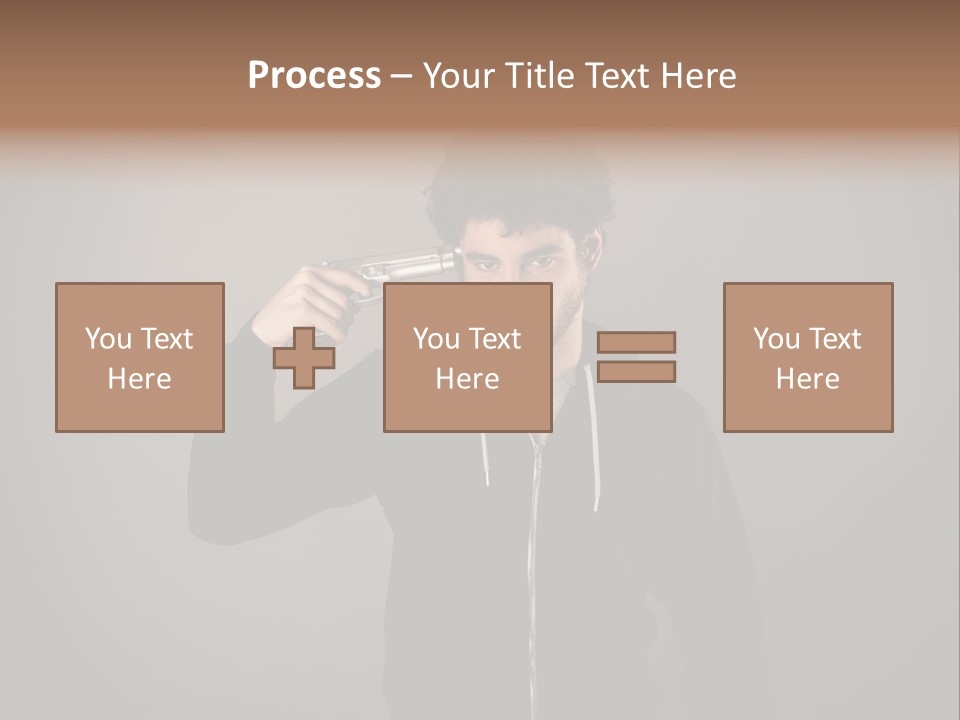 Attack Fire Guy PowerPoint Template