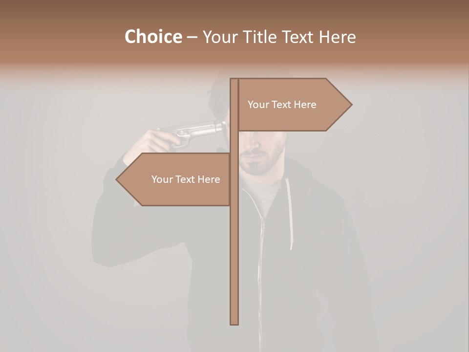 Attack Fire Guy PowerPoint Template