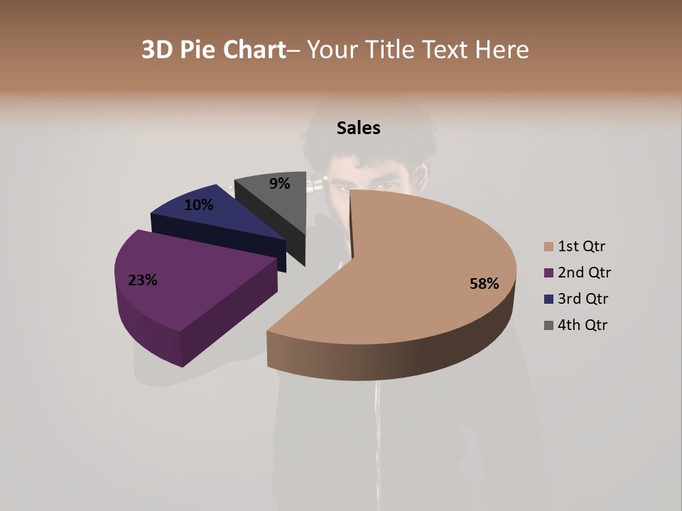 Attack Fire Guy PowerPoint Template