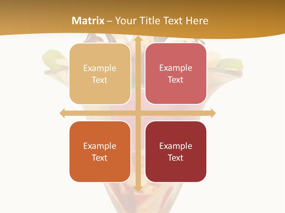 Eating Mixed Vanilla PowerPoint Template