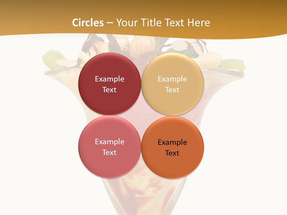Eating Mixed Vanilla PowerPoint Template