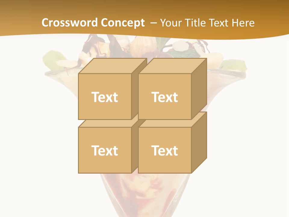 Eating Mixed Vanilla PowerPoint Template