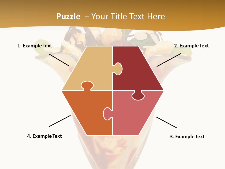 Eating Mixed Vanilla PowerPoint Template