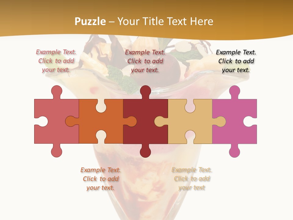 Eating Mixed Vanilla PowerPoint Template