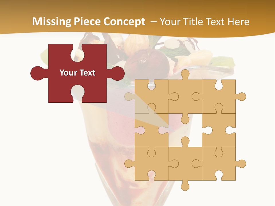 Eating Mixed Vanilla PowerPoint Template