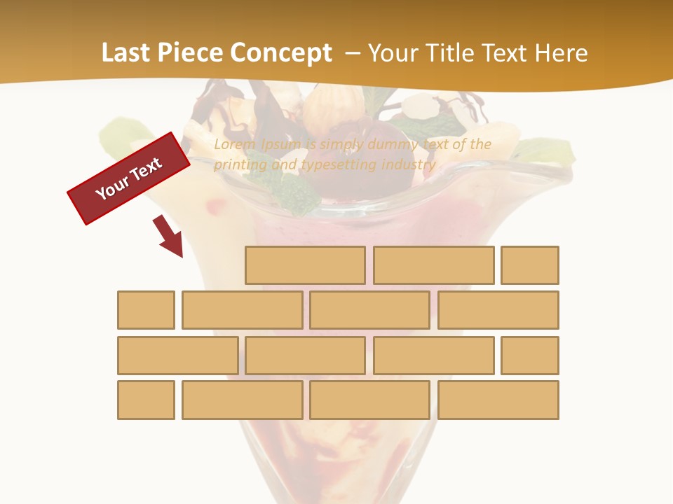 Eating Mixed Vanilla PowerPoint Template