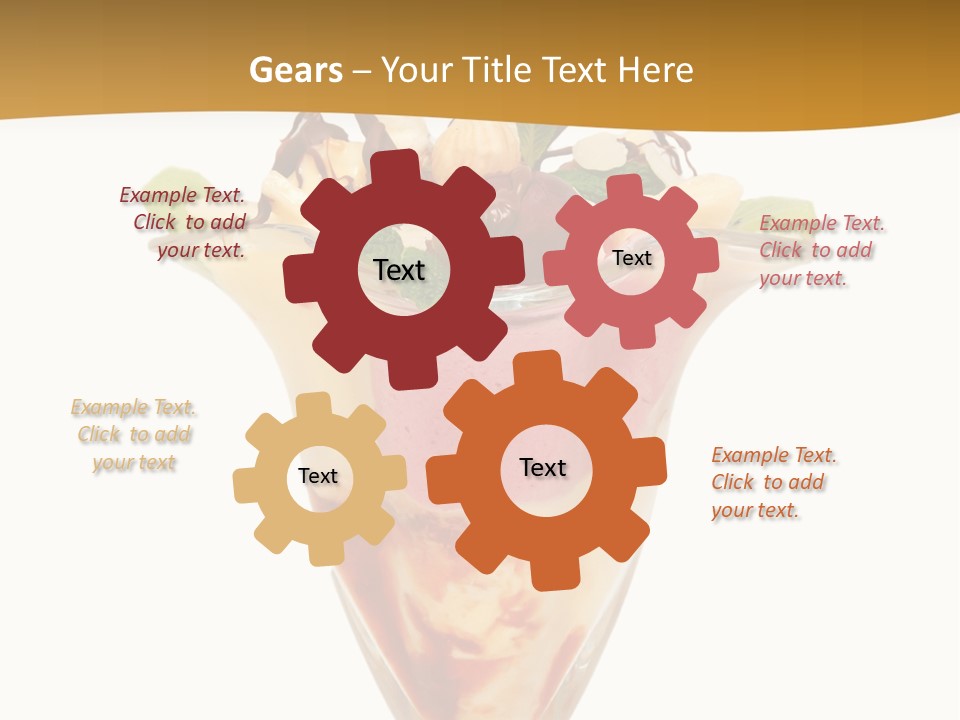 Eating Mixed Vanilla PowerPoint Template