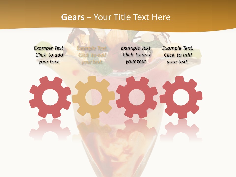 Eating Mixed Vanilla PowerPoint Template