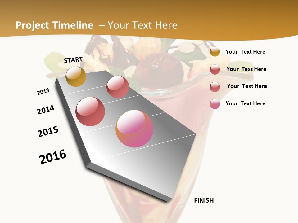 Eating Mixed Vanilla PowerPoint Template
