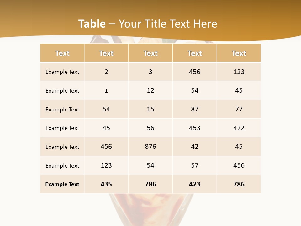 Eating Mixed Vanilla PowerPoint Template