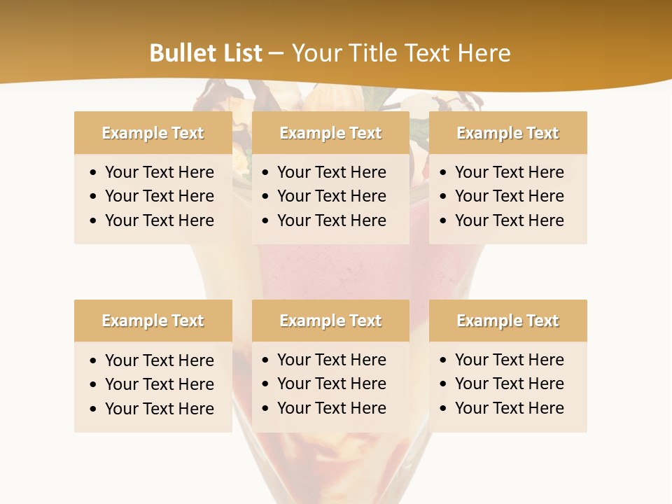 Eating Mixed Vanilla PowerPoint Template
