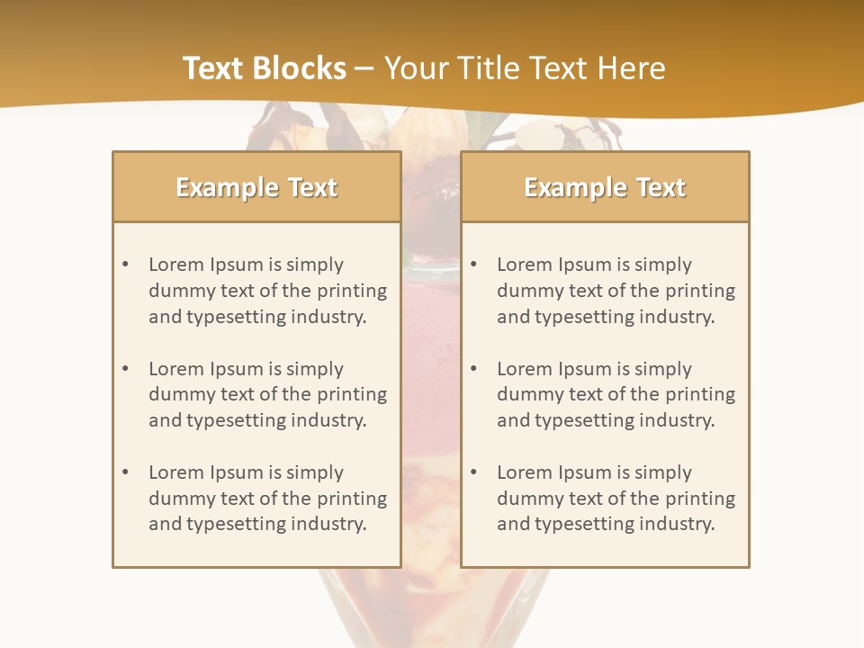 Eating Mixed Vanilla PowerPoint Template