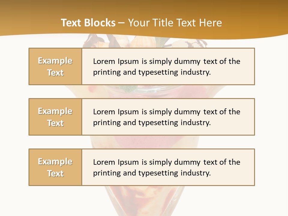 Eating Mixed Vanilla PowerPoint Template