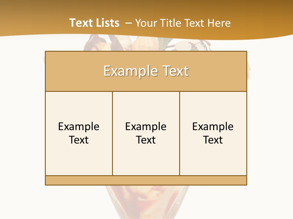 Eating Mixed Vanilla PowerPoint Template
