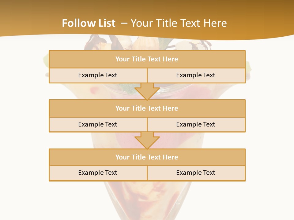 Eating Mixed Vanilla PowerPoint Template