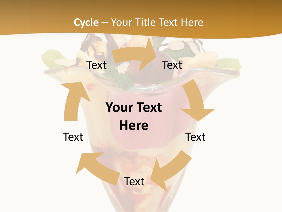 Eating Mixed Vanilla PowerPoint Template