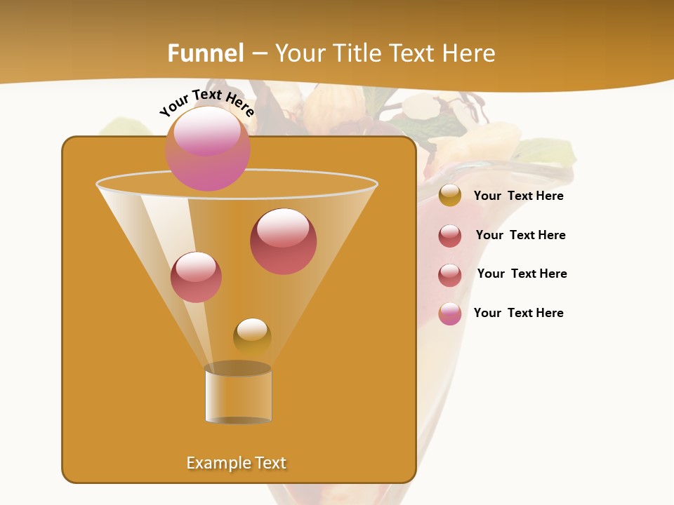 Eating Mixed Vanilla PowerPoint Template