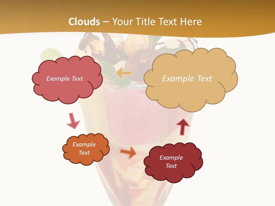 Eating Mixed Vanilla PowerPoint Template