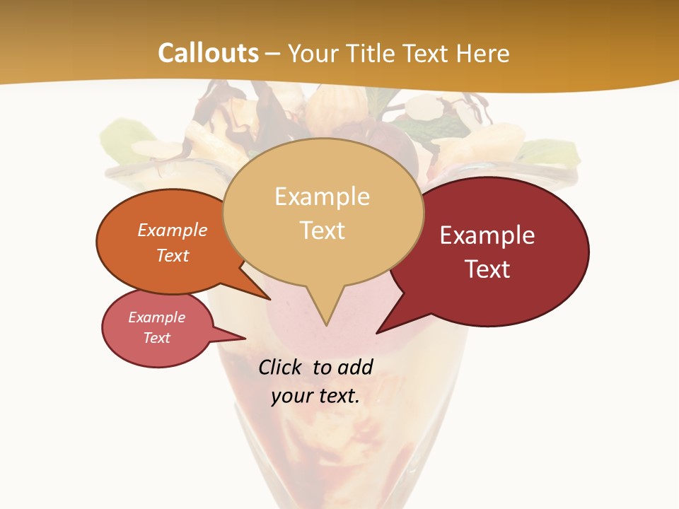 Eating Mixed Vanilla PowerPoint Template
