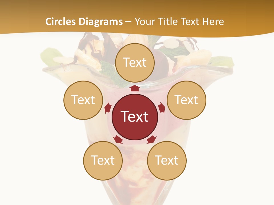 Eating Mixed Vanilla PowerPoint Template