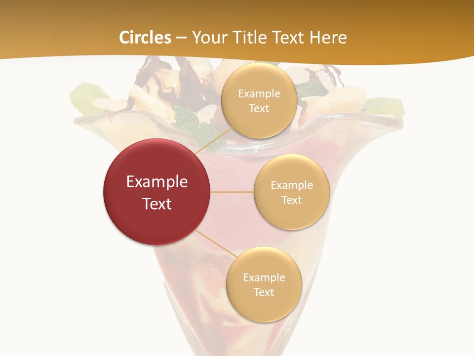 Eating Mixed Vanilla PowerPoint Template