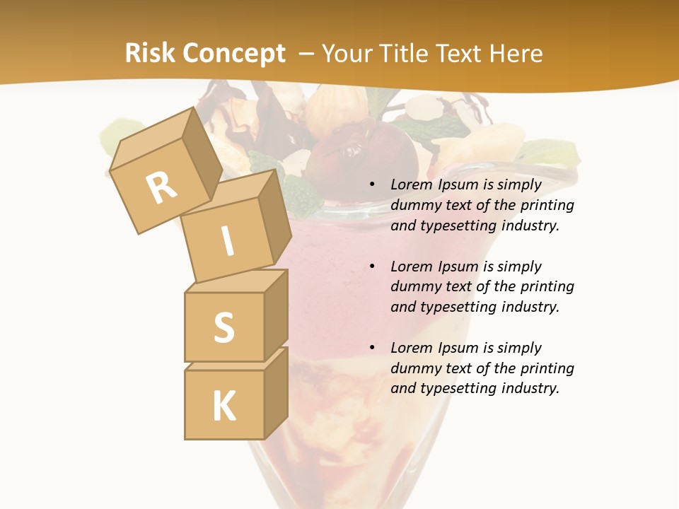 Eating Mixed Vanilla PowerPoint Template