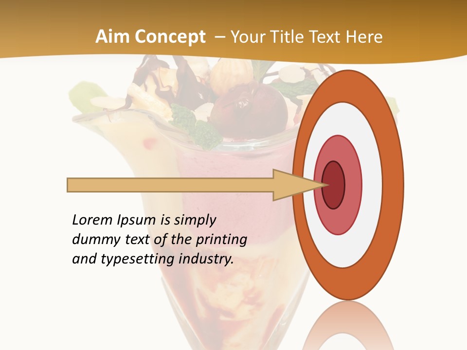 Eating Mixed Vanilla PowerPoint Template