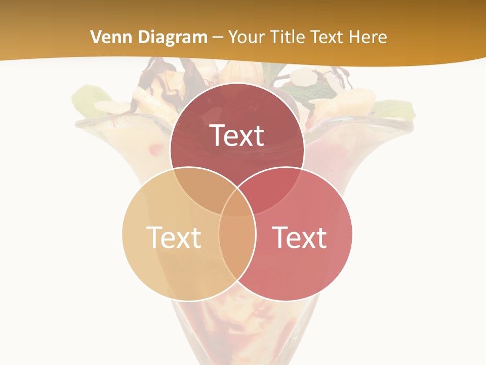 Eating Mixed Vanilla PowerPoint Template