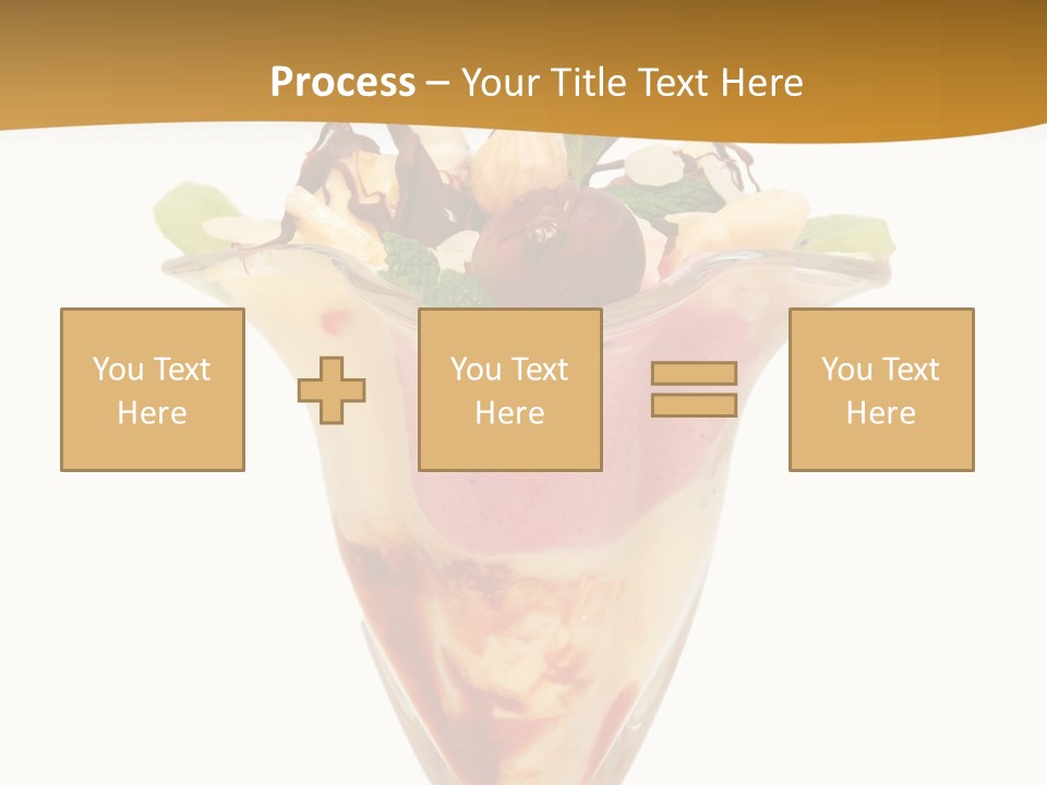 Eating Mixed Vanilla PowerPoint Template