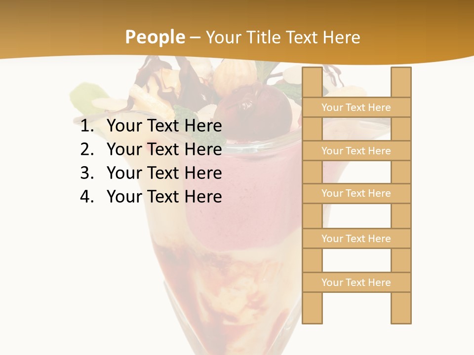 Eating Mixed Vanilla PowerPoint Template