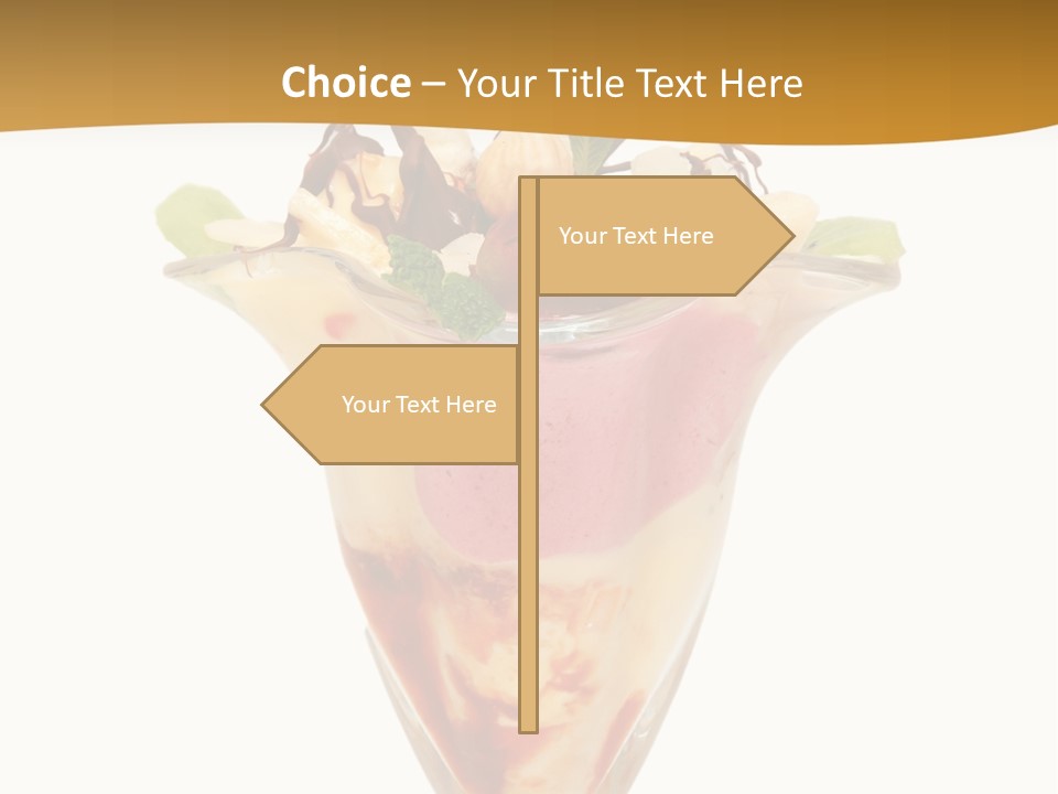 Eating Mixed Vanilla PowerPoint Template