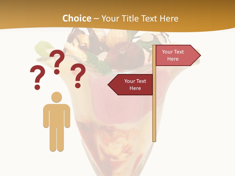Eating Mixed Vanilla PowerPoint Template