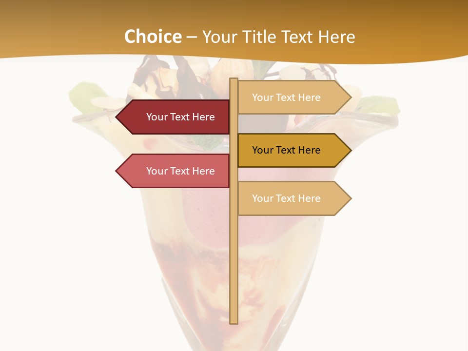 Eating Mixed Vanilla PowerPoint Template