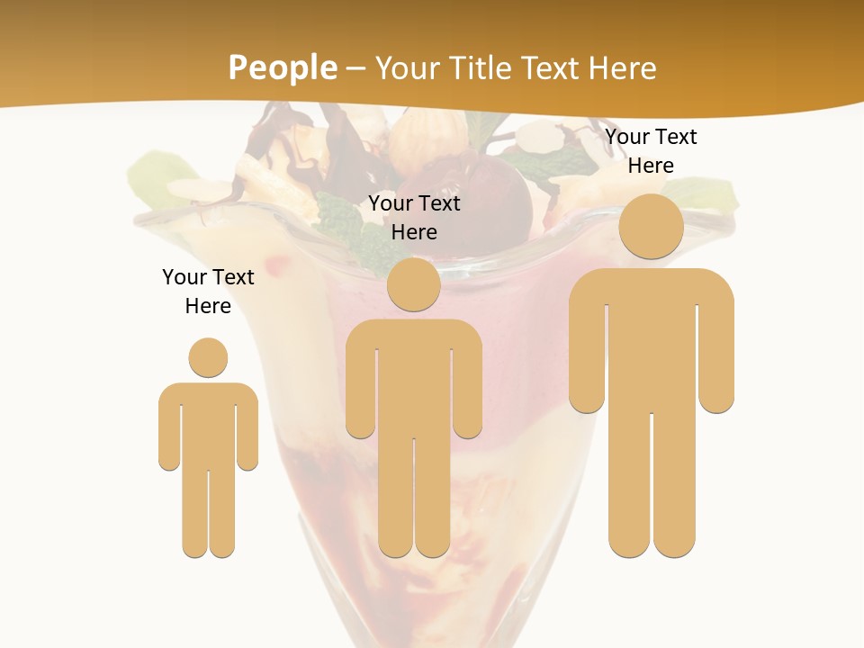 Eating Mixed Vanilla PowerPoint Template