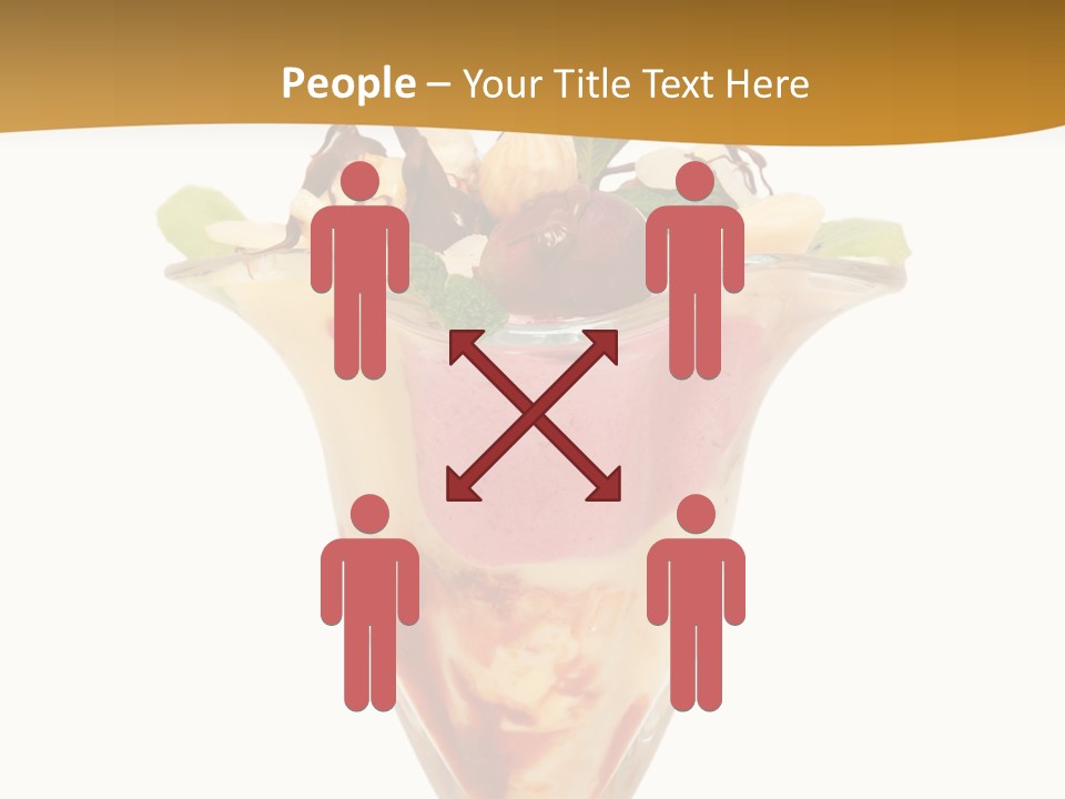 Eating Mixed Vanilla PowerPoint Template