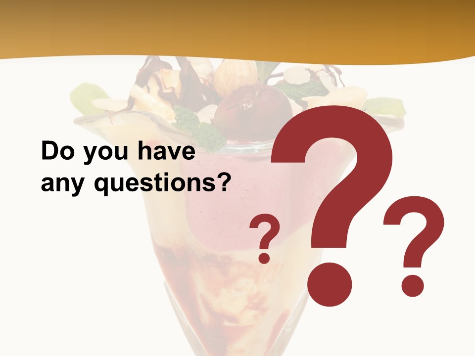 Eating Mixed Vanilla PowerPoint Template