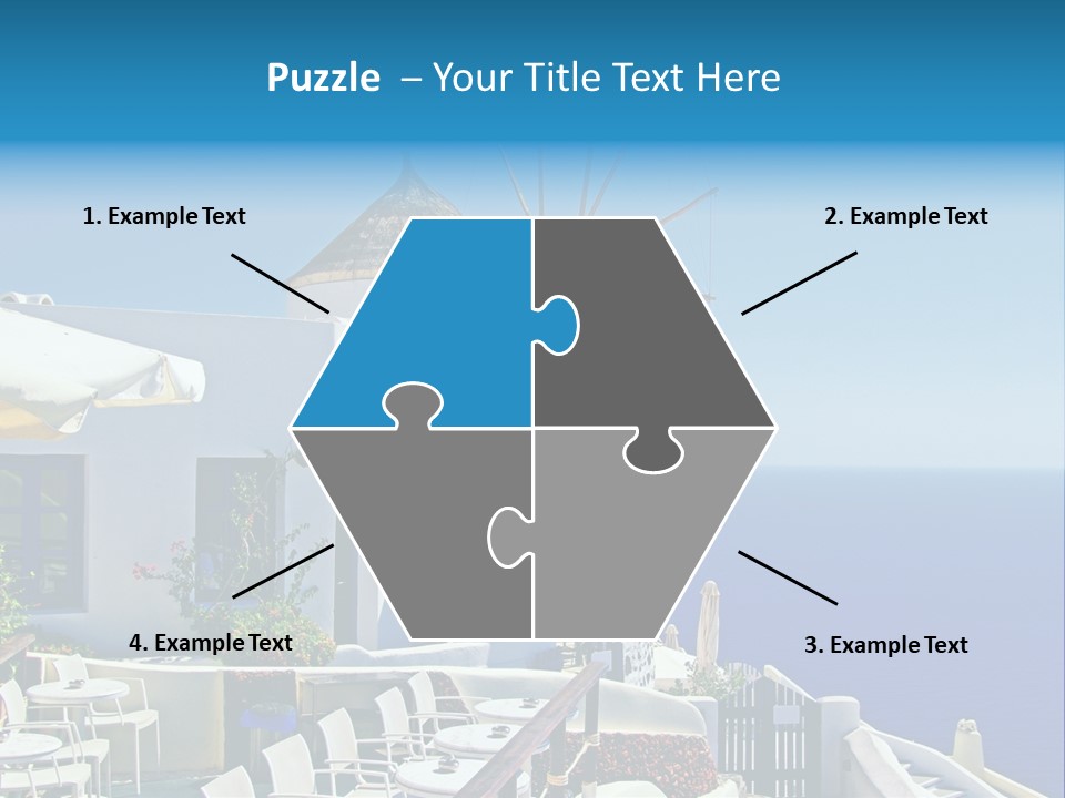 Greece Honeymoon Style PowerPoint Template