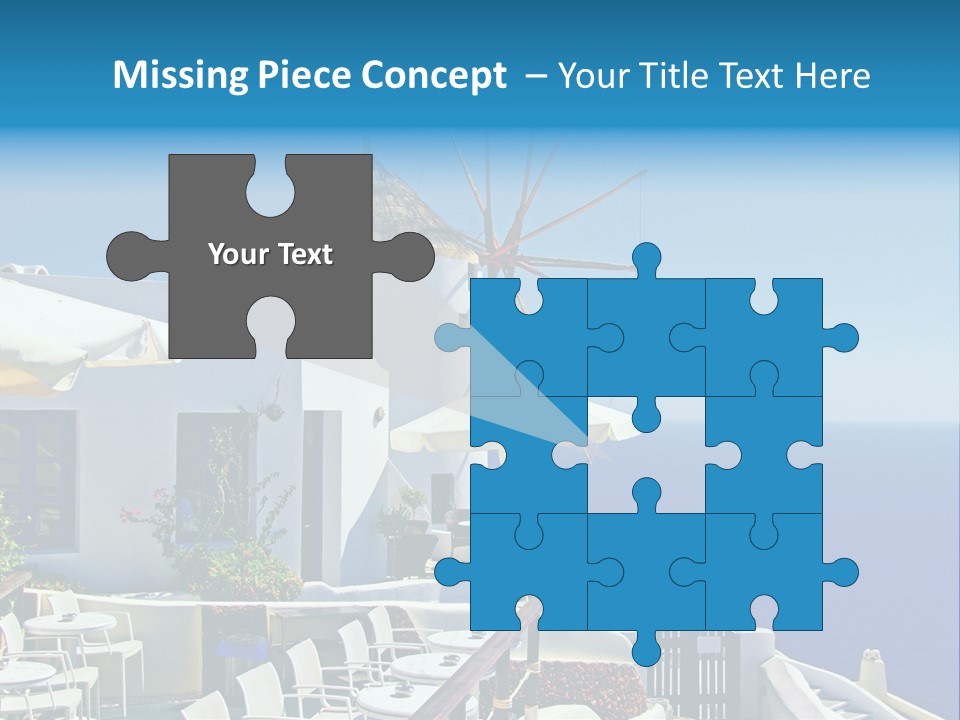 Greece Honeymoon Style PowerPoint Template