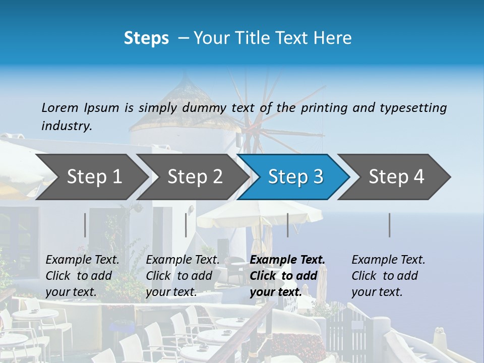 Greece Honeymoon Style PowerPoint Template