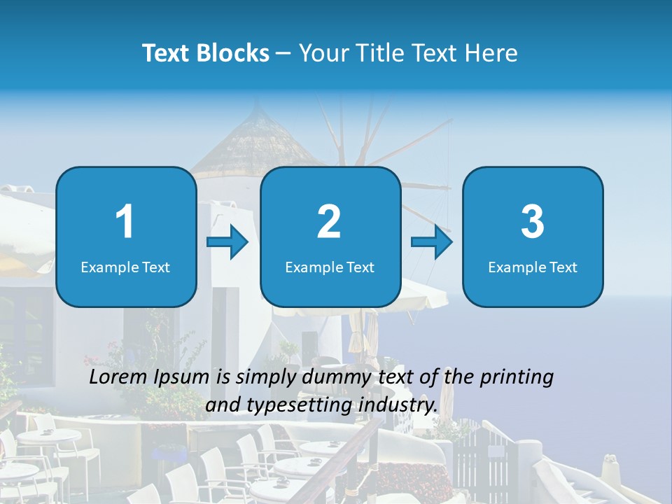 Greece Honeymoon Style PowerPoint Template