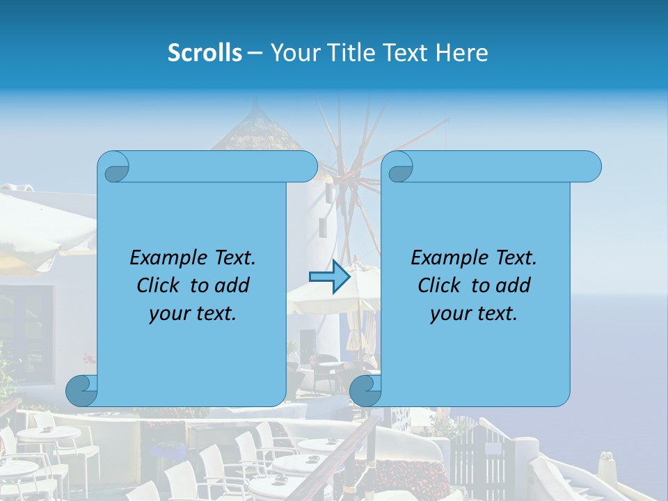 Greece Honeymoon Style PowerPoint Template