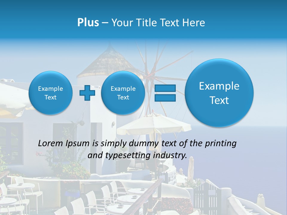 Greece Honeymoon Style PowerPoint Template