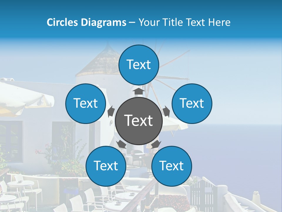 Greece Honeymoon Style PowerPoint Template