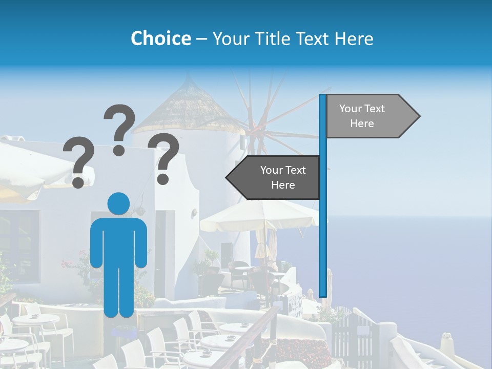 Greece Honeymoon Style PowerPoint Template