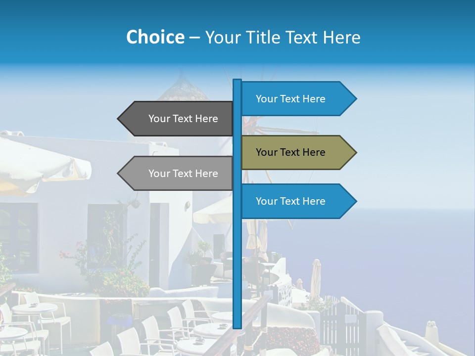 Greece Honeymoon Style PowerPoint Template