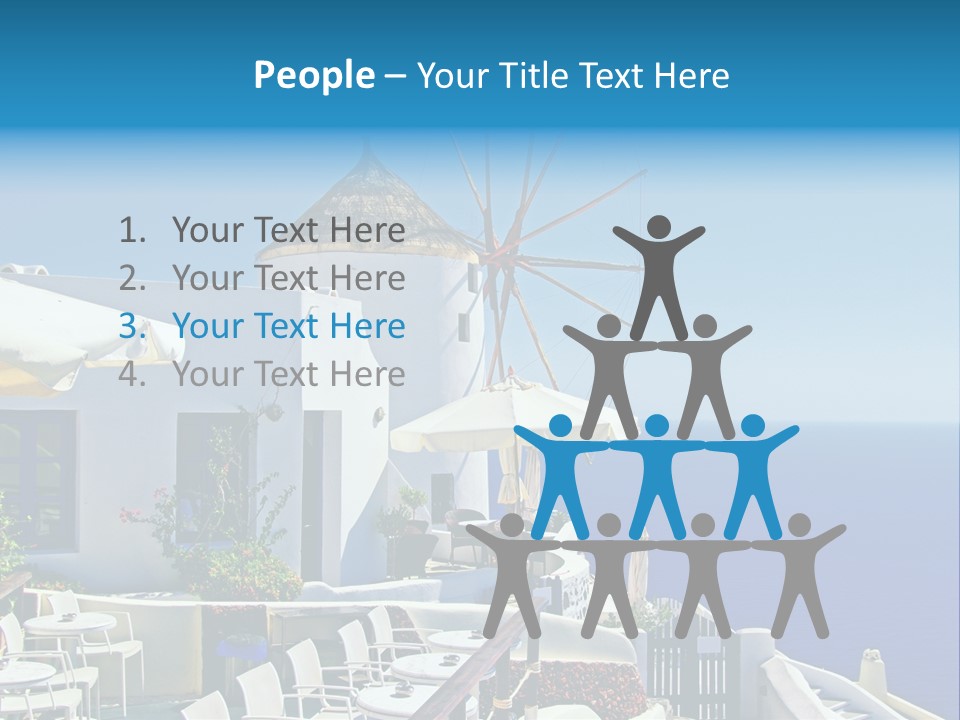 Greece Honeymoon Style PowerPoint Template