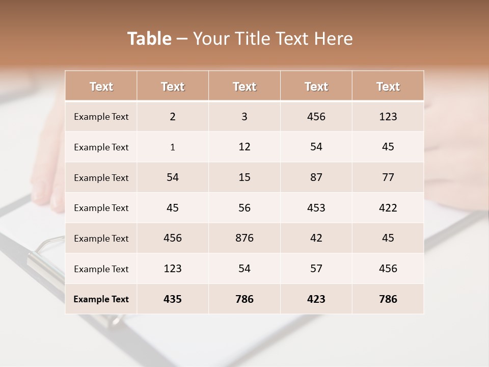 Clipboard Macro Planning PowerPoint Template